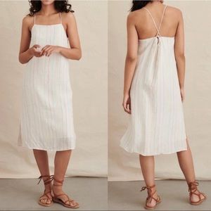 Alex Mill Rose Striped Linen Dress Size L